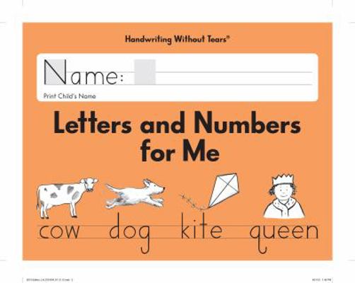 Letters and Numbers for Me Grade K 1934825565 Book Cover