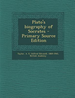 Plato's Biography of Socrates - Primary Source ... 1293660639 Book Cover