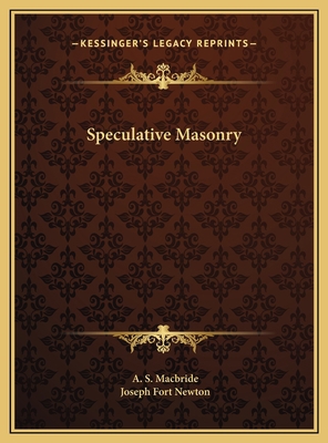 Speculative Masonry 1169748597 Book Cover