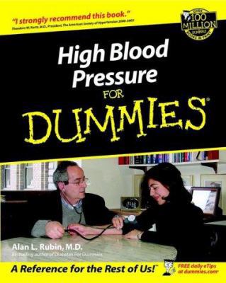 High Blood Pressure for Dummies 0764554247 Book Cover