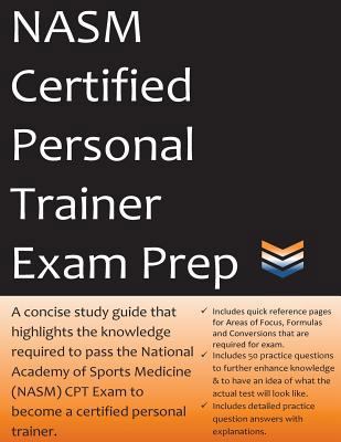 Nasm Certified Personal Trainer Exam Prep: 2018... 1545228051 Book Cover