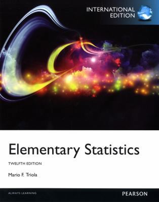 Elementary Statistics 0321894014 Book Cover