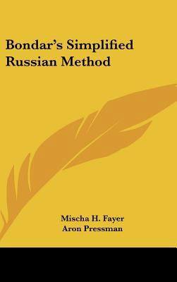 Bondar's Simplified Russian Method 1104838451 Book Cover