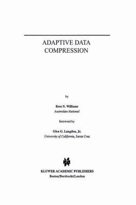 Adaptive Data Compression 1461368103 Book Cover