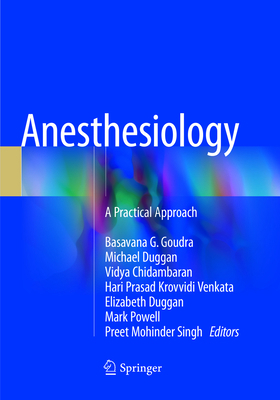 Anesthesiology: A Practical Approach 3030090736 Book Cover