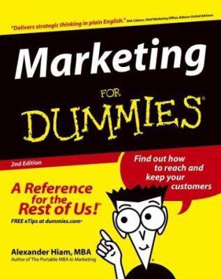 Marketing for Dummies 0764556002 Book Cover