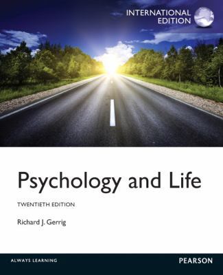 Psychology and Life 0205873278 Book Cover