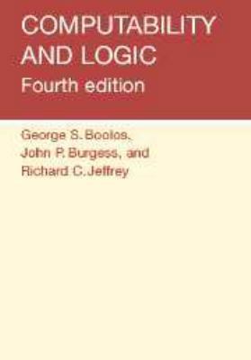 Computability and Logic 0521809754 Book Cover