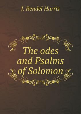 The Odes and Psalms of Solomon 5518656262 Book Cover