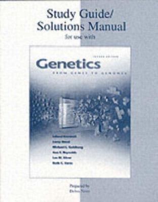 Solutions Manual/Study Guide to accompany Genet... 0072462582 Book Cover
