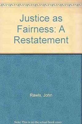 Justice as Fairness 8175344016 Book Cover