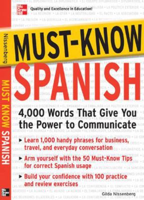 Must-Know Spanish: Essential Words for a Succes... 0071456430 Book Cover