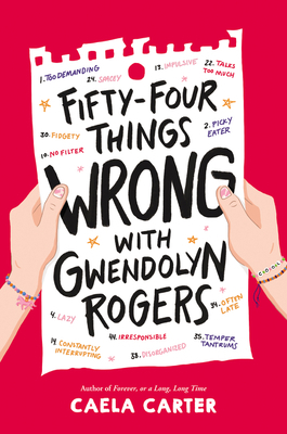 Fifty-Four Things Wrong with Gwendolyn Rogers 0062996630 Book Cover
