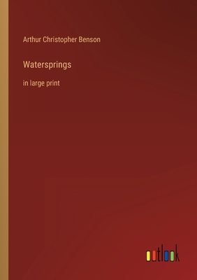 Watersprings: in large print 3368332007 Book Cover