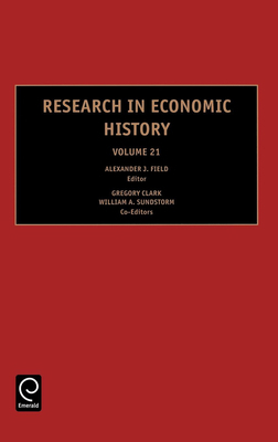 Res in Economic History Rehi21 H 0762309938 Book Cover