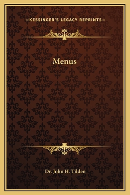 Menus 1169179657 Book Cover