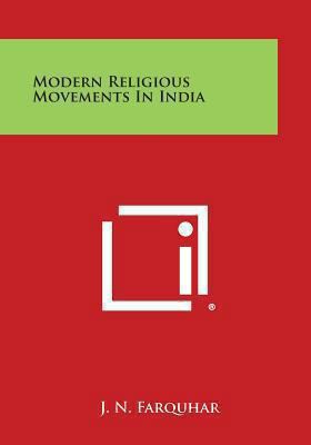 Modern Religious Movements in India 1494115980 Book Cover