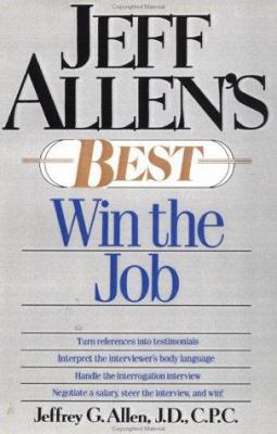 Jeff Allens Best - Win the Job P 0471525510 Book Cover