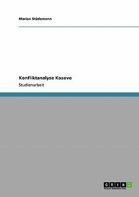 Konfliktanalyse Kosovo [German] 3640283104 Book Cover