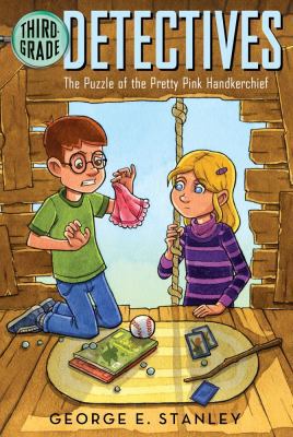 The Puzzle of the Pretty Pink Handkerchief 0689822324 Book Cover