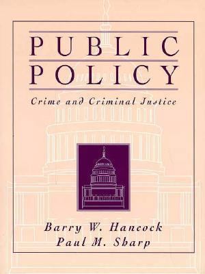 Public Policy Crime and Criminal Justice B001ZW7N7A Book Cover