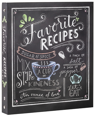 Deluxe Recipe Binder - Favorite Recipes (Chalkb... 1640300171 Book Cover