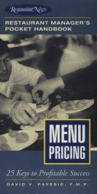 Menu Pricing: Restaurant Manager's Pocket Handb... 0867307528 Book Cover