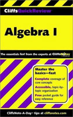 Cliffsquickreview Algebra I 076456370X Book Cover