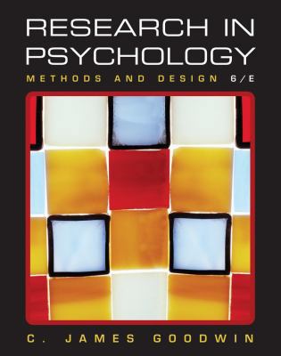 Research in Psychology: Methods and Design 047052278X Book Cover