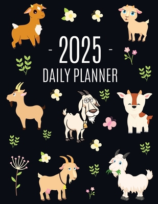 Goat Planner 2025: Daily Organizer: January-Dec... 196599430X Book Cover