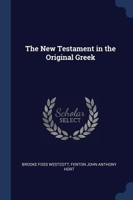 The New Testament in the Original Greek 1376539829 Book Cover
