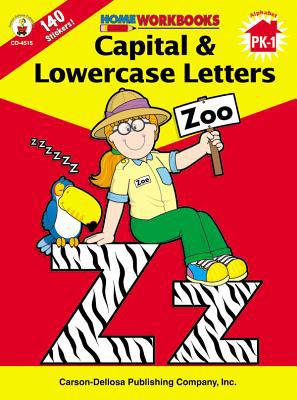 Capital & Lowercase Letters, Grades Pk - 1 088724713X Book Cover