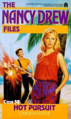 HOT PURSUIT (NANCY DREW FILES 58) 0671700359 Book Cover