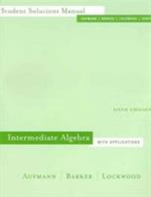 Intermediate Algebra 0618306188 Book Cover