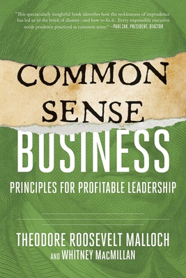 Common-Sense Business: Principles for Profitabl... 151072981X Book Cover