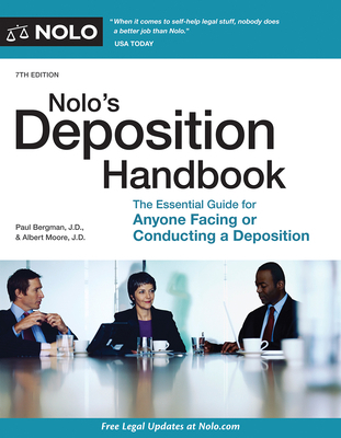 Nolo's Deposition Handbook: The Essential Guide... 1413325629 Book Cover
