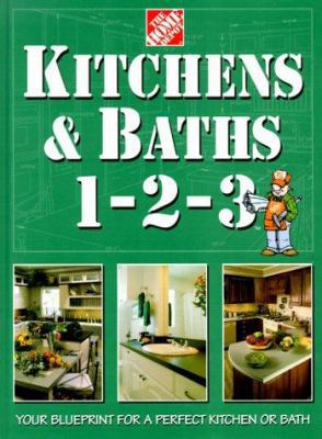 Kitchens & Baths 1-2-3 0696208156 Book Cover