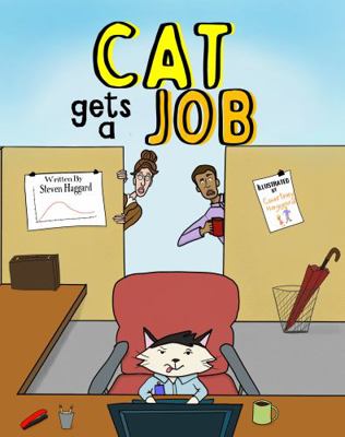 Hardcover Cat Gets a Job Book