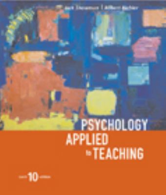 Psychology Applied to Teaching 0618192662 Book Cover