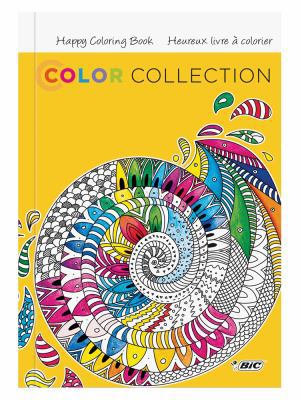 Paperback Bic Color Collection - Happy : Adult Coloring Book