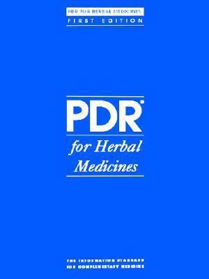 PDR for Herbal Medicines 1563632926 Book Cover