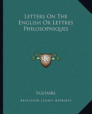 Letters On The English Or Lettres Philosophiques 1162670754 Book Cover