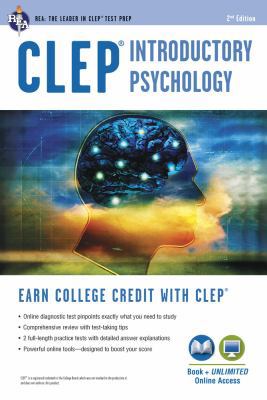 Clep(r) Introductory Psychology Book + Online 0738610178 Book Cover