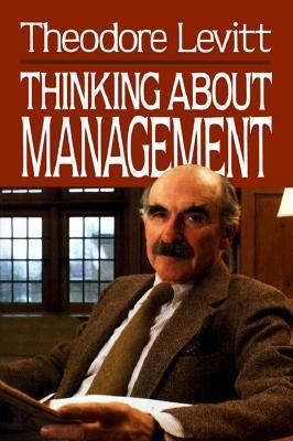 THINKING ABOUT MANAGEMENT 0029186056 Book Cover