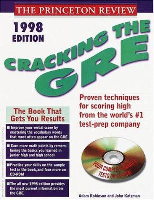 Cracking the GRE with Sample Tests on CD-ROM, 1... 0679778950 Book Cover