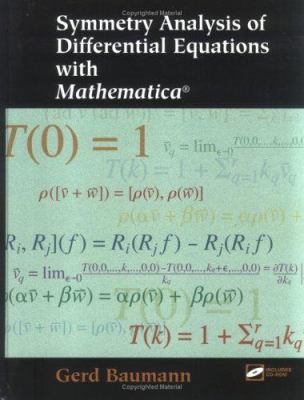 Symmetry Analysis of Differential Equations wit... 0387985522 Book Cover