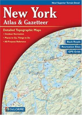 New York Atlas and Gazetteer 0899332757 Book Cover
