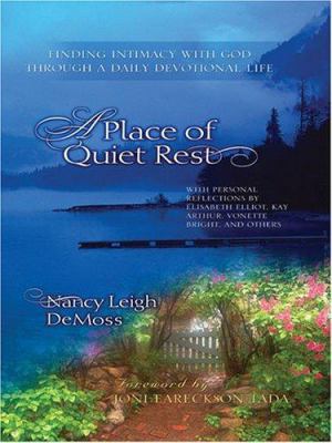 A Place of Quiet Rest [Large Print] 0786277777 Book Cover