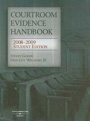 Courtroom Evidence Handbook 0314190554 Book Cover