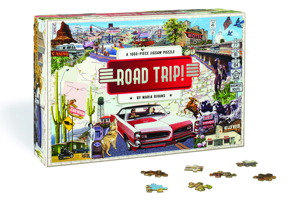 Road Trip!: A 1000-Piece Jigsaw Puzzle 1837760233 Book Cover